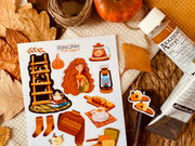 Fall Hygge Sticker Sheet