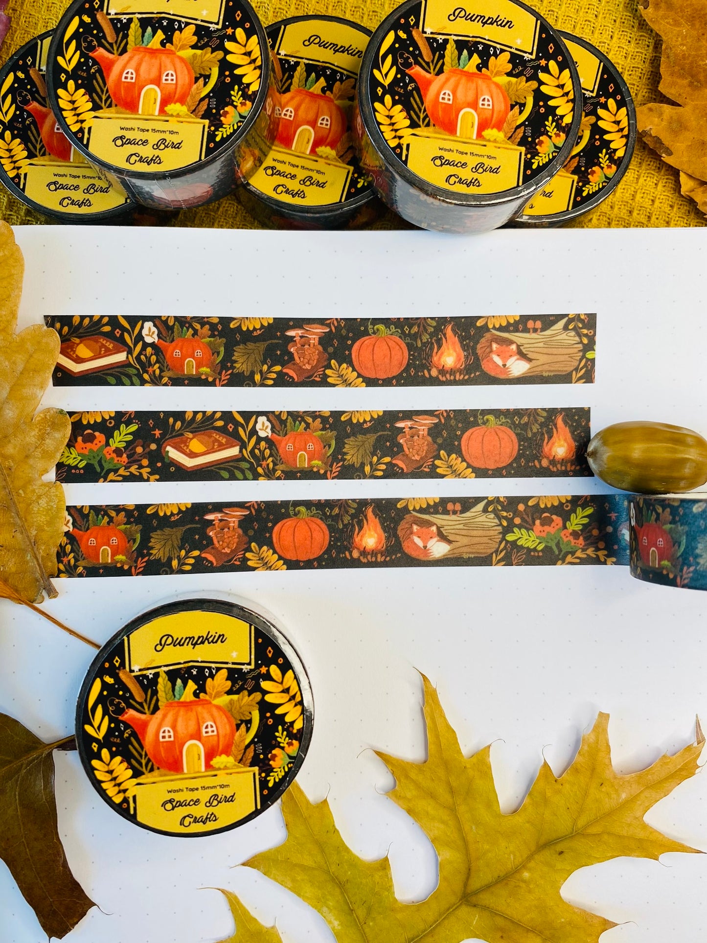 Pumpkin Washi Tape