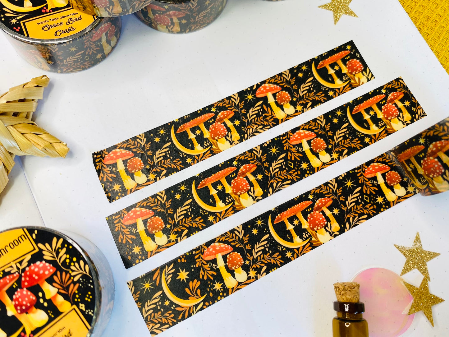 Mystic Mushroom Washi Tape 10m x 20mm