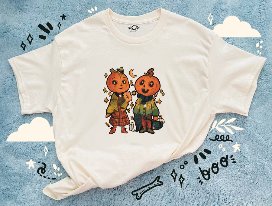 Pumpkin Couple - Loose Fit T-Shirt