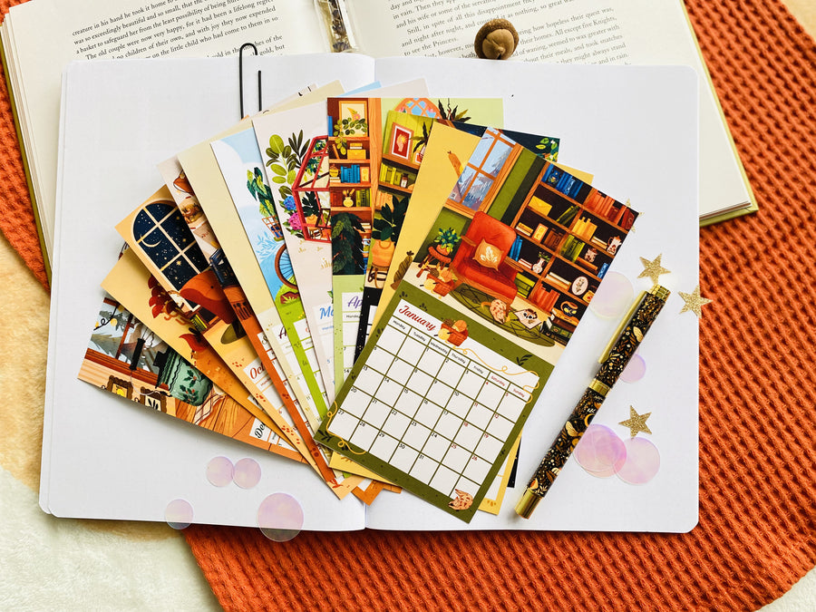 2025 Calendar Sticker Set