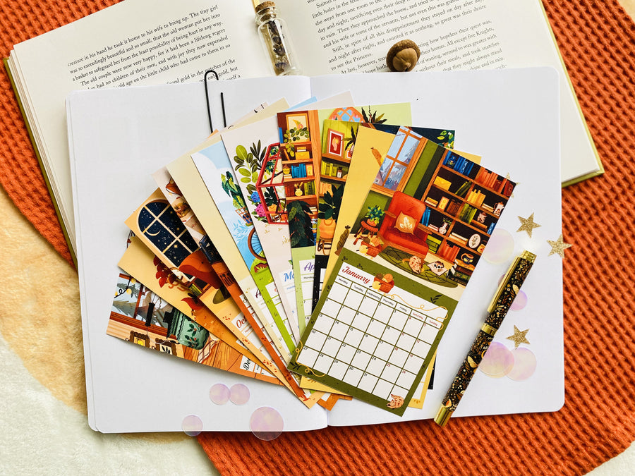 2025 Calendar Sticker Set