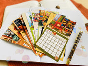 2025 Calendar Sticker Set