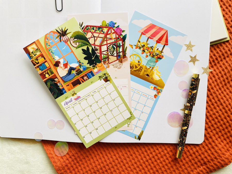 2025 Calendar Sticker Set