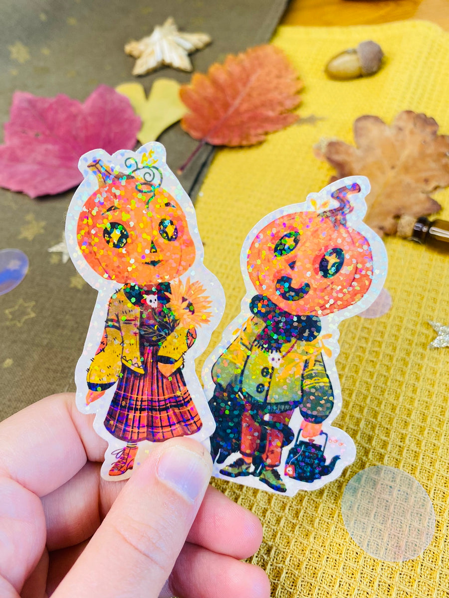 Halloween Holographic Vinyl Stickers