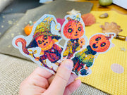 Halloween Holographic Vinyl Stickers