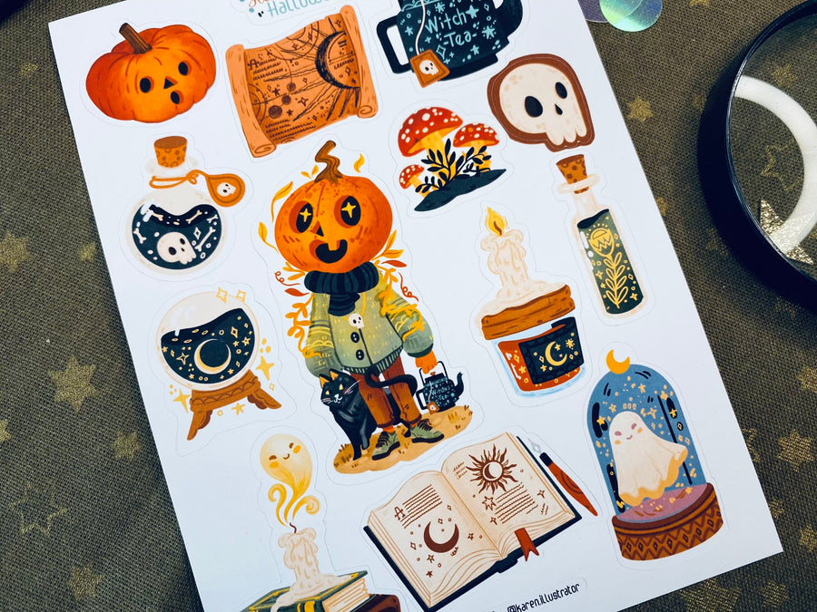 Halloween Sticker Sheet