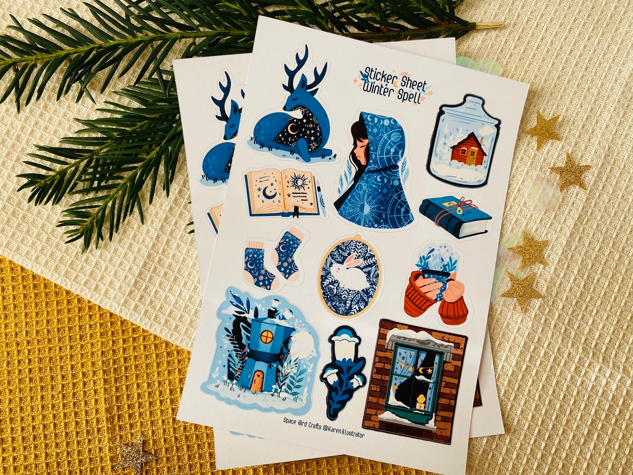 Winter Spell Sticker Sheet