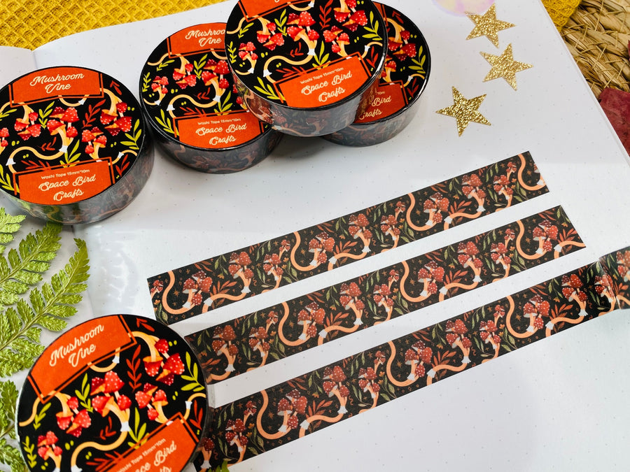 Mushroom Vine Washi Tape