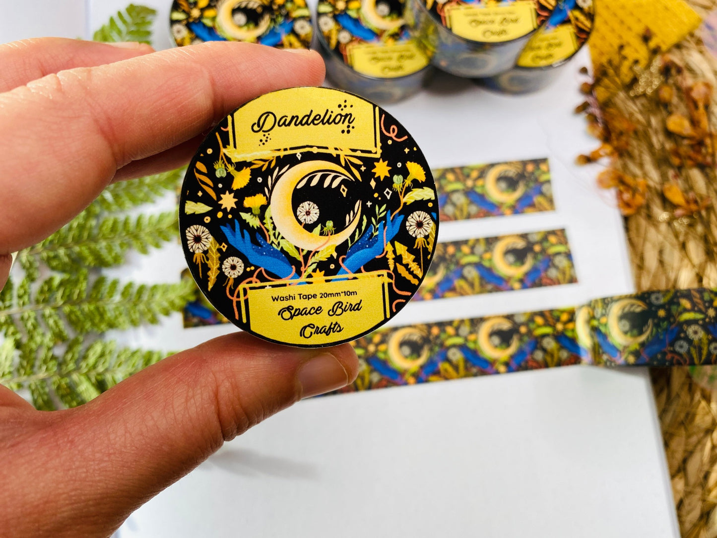 Dandelion Washi Tape 20mm x 10m