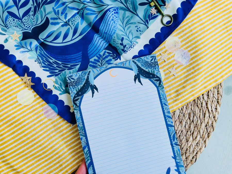 Sky Whale Letter Paper A5 To Do - Letter Paper Notepad