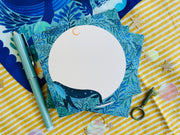 Sky Whale Memopad Mini Notepad