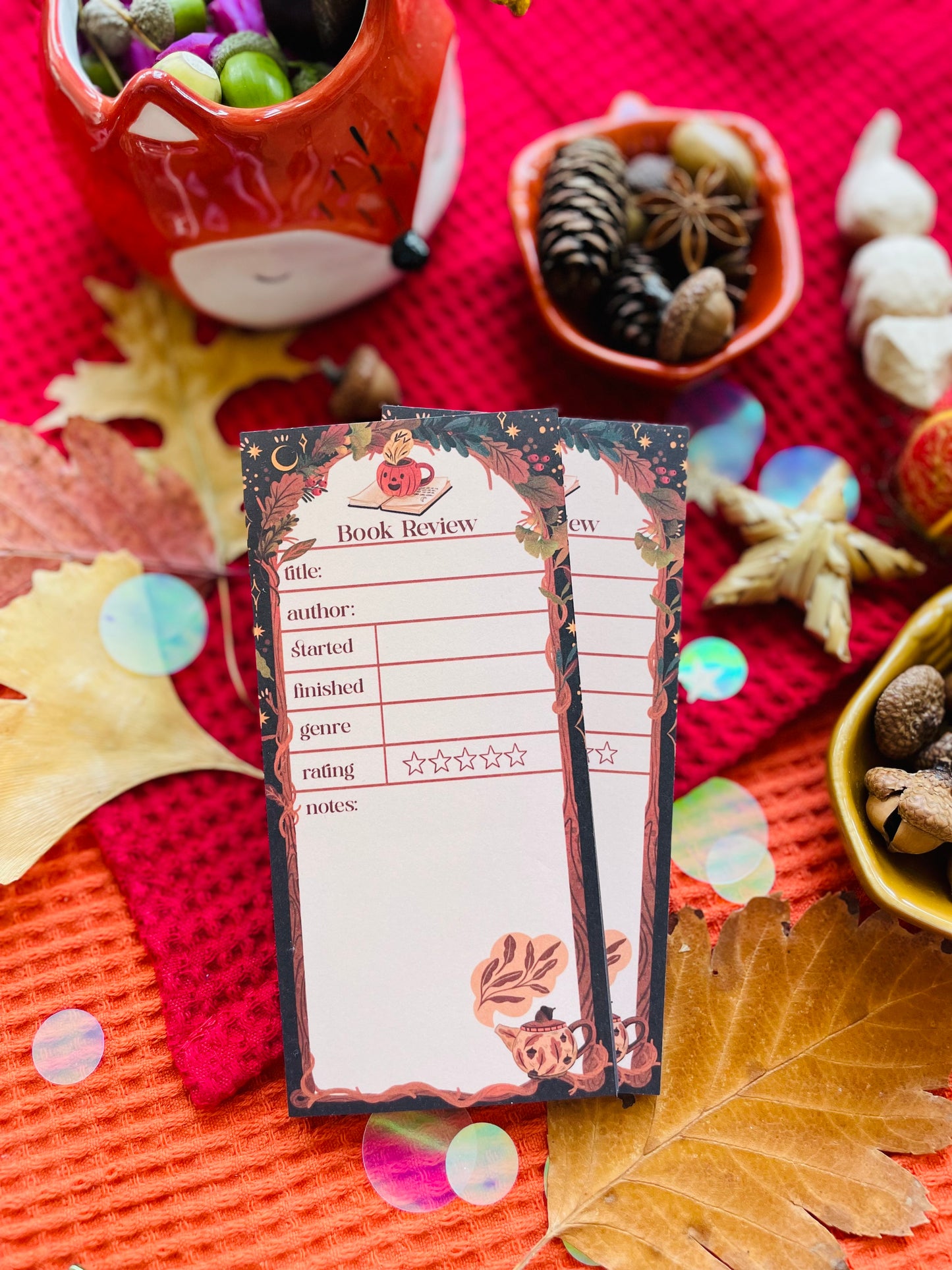 Autumn Book Reading Tracker