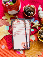 Autumn Book Reading Tracker