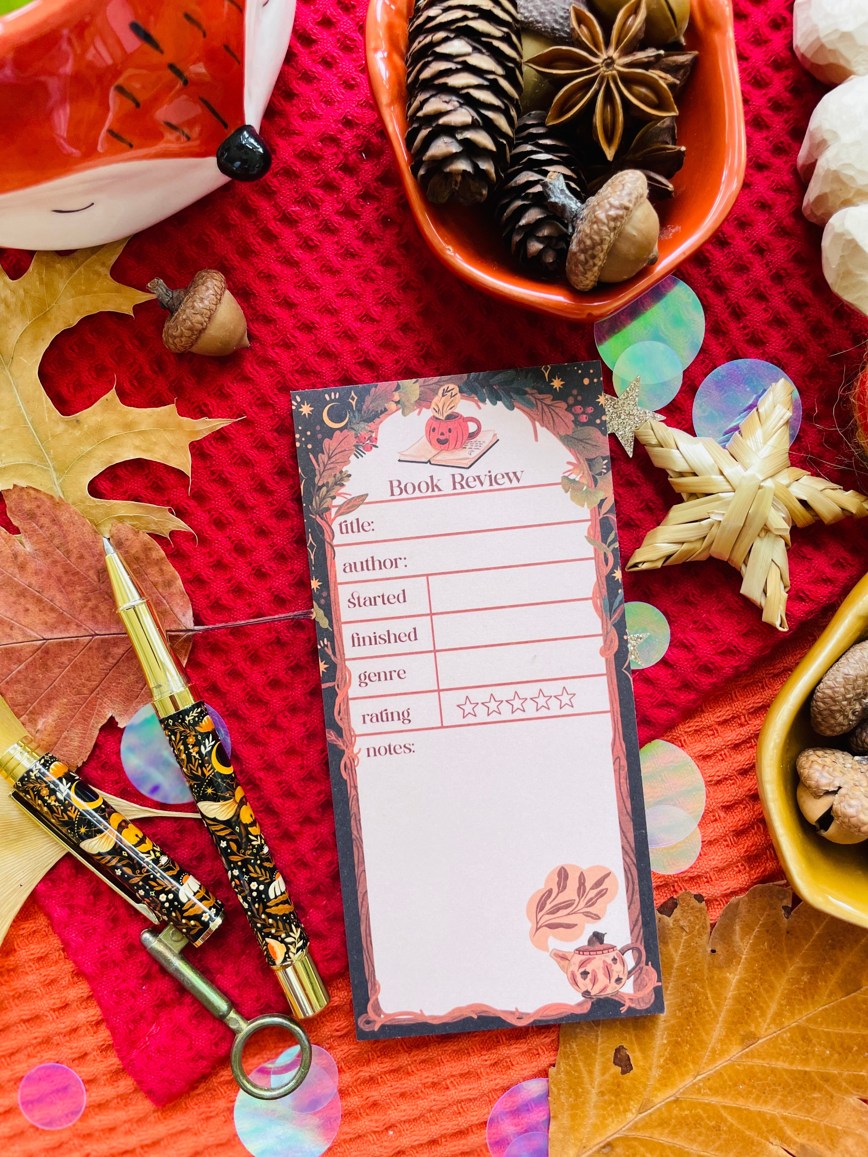 Autumn Book Reading Tracker