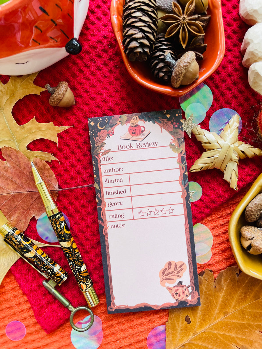 Autumn Book Reading Tracker