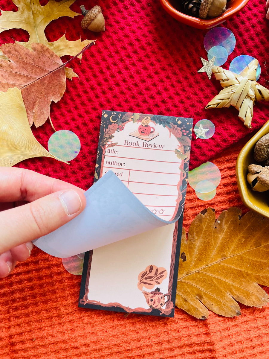 Autumn Book Reading Tracker