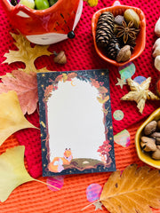 Fox and Bunny Notepad A6 To Do List