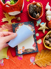 Fox and Bunny Notepad A6 To Do List