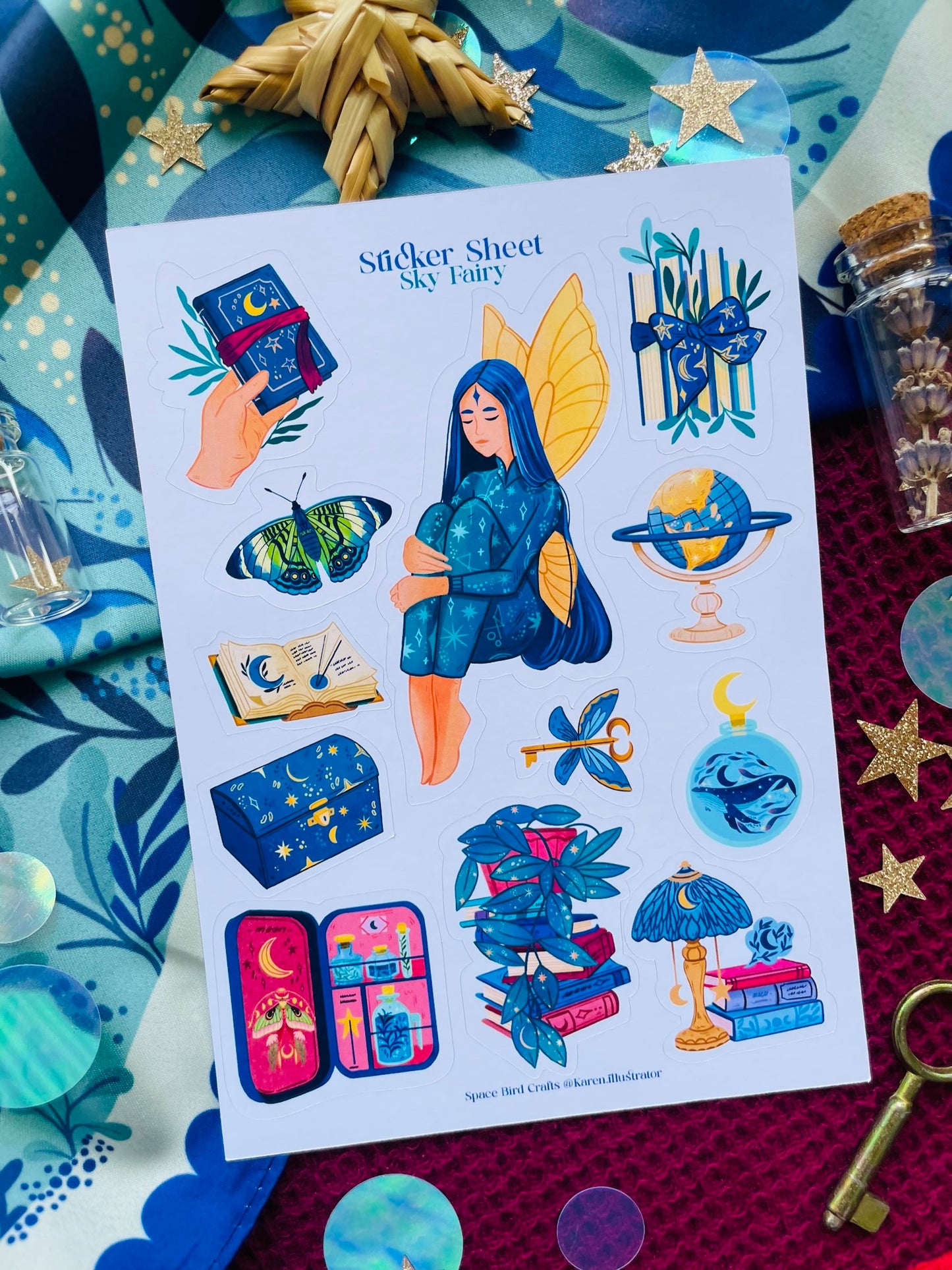 Sky Fairy Sticker Sheet