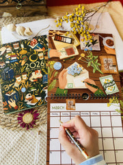 2026 Wall Calendar, Floral Calendar