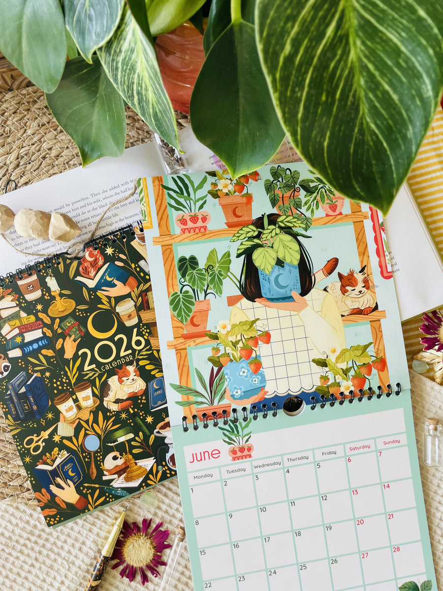 2026 Wall Calendar, Floral Calendar