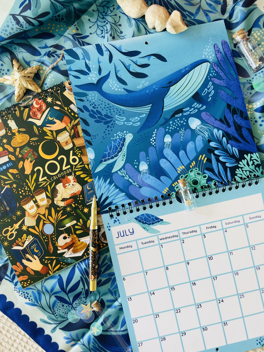 2026 Wall Calendar, Floral Calendar