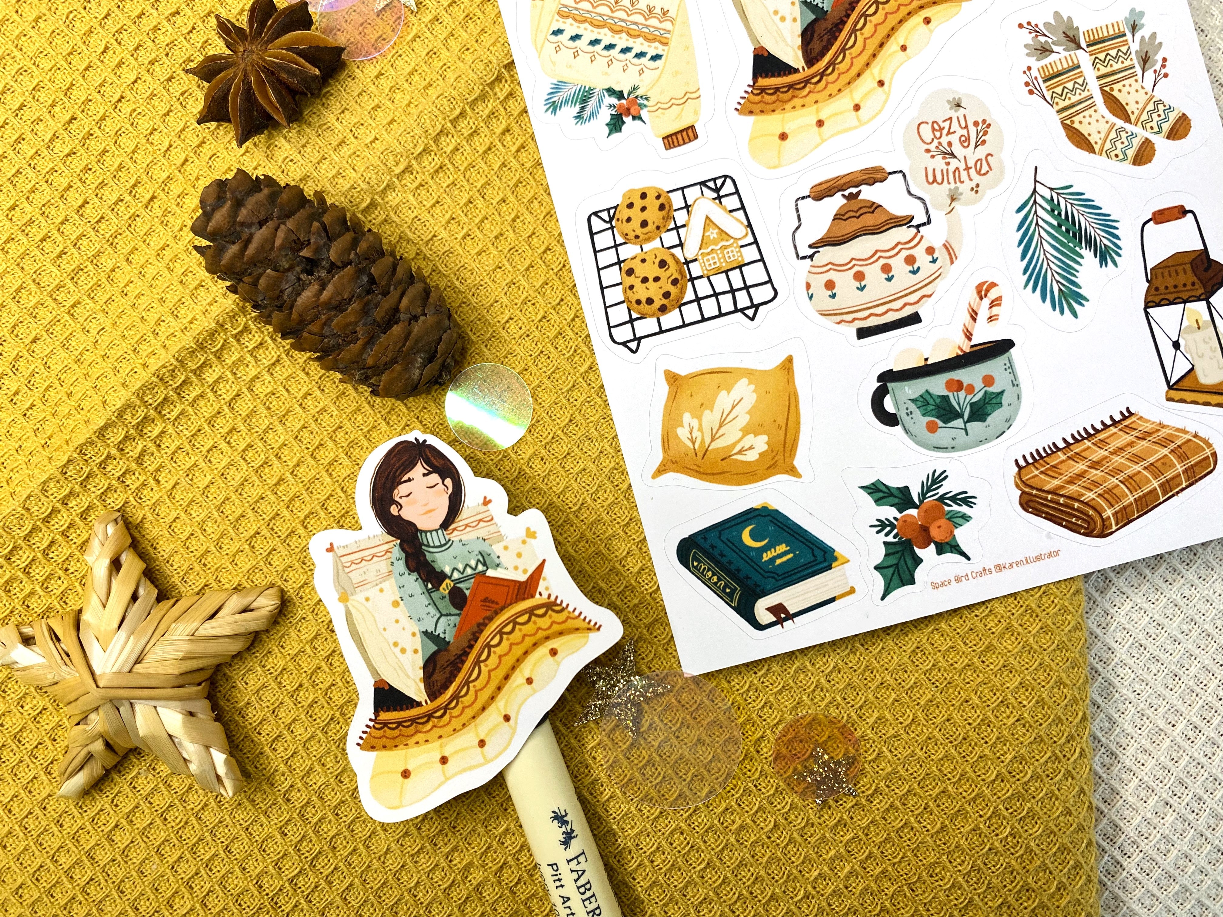 Cozy Winter Sticker Sheet