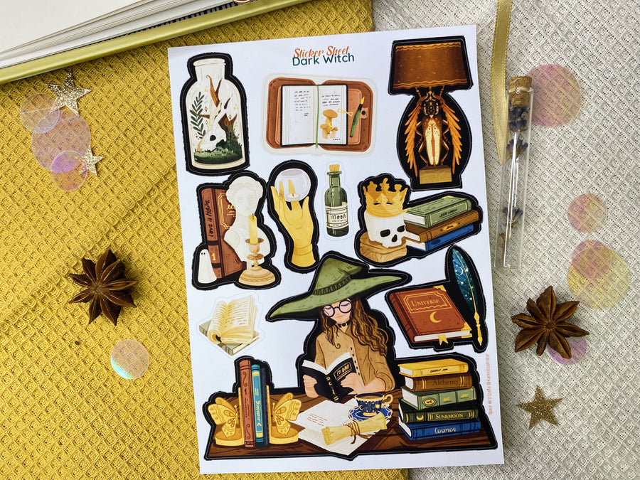 Dark Witch Sticker Sheet