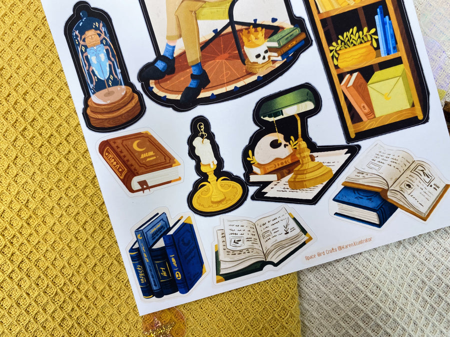 Vintage Academy Sticker Sheet