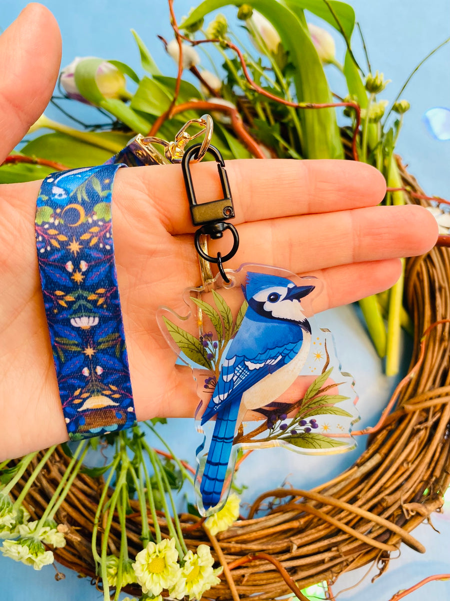 Blue Jay Keycharm