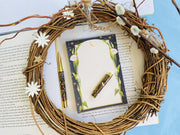 White Lily Notepad A6 To-Do List