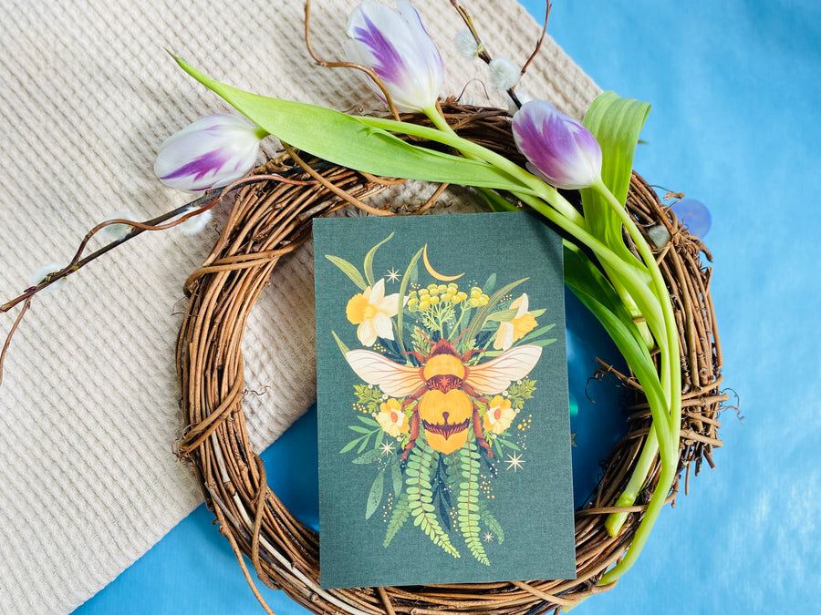 A Set of 2025 Bee Art Prints