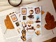 Dark Academia Sticker Sheet