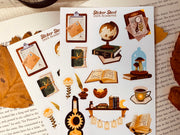 Dark Academia Sticker Sheet
