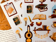 Dark Academia Sticker Sheet