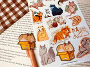 Cute Cat Sticker Sheet