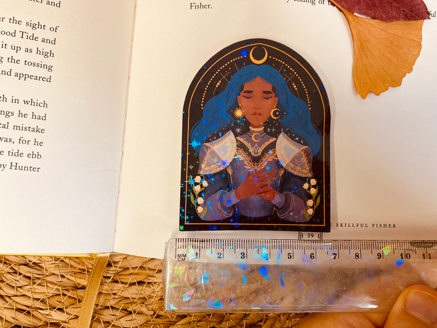 Women Warriors Holographic Vinyl Stickers