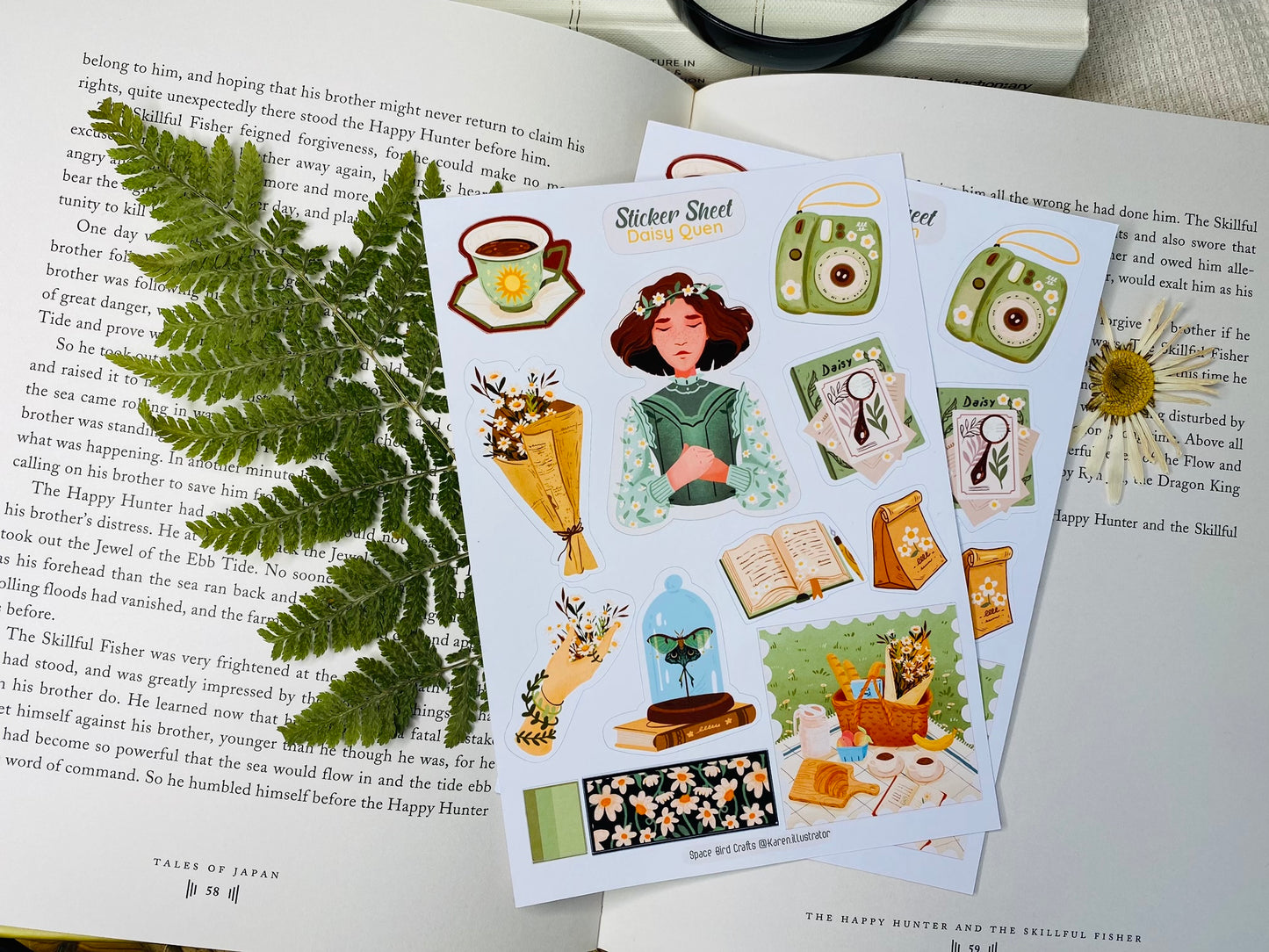 Daisy Queen Sticker Sheet