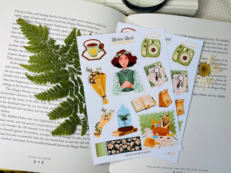 Daisy Queen Sticker Sheet