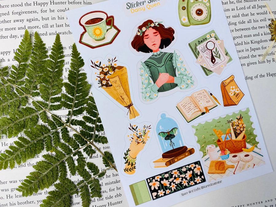 Daisy Queen Sticker Sheet
