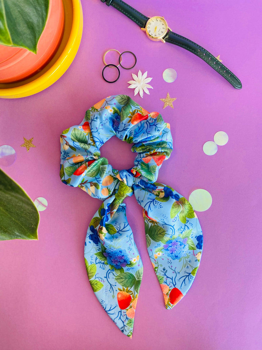 Blueberry, Strawberry Scrunchie  / Hair Band