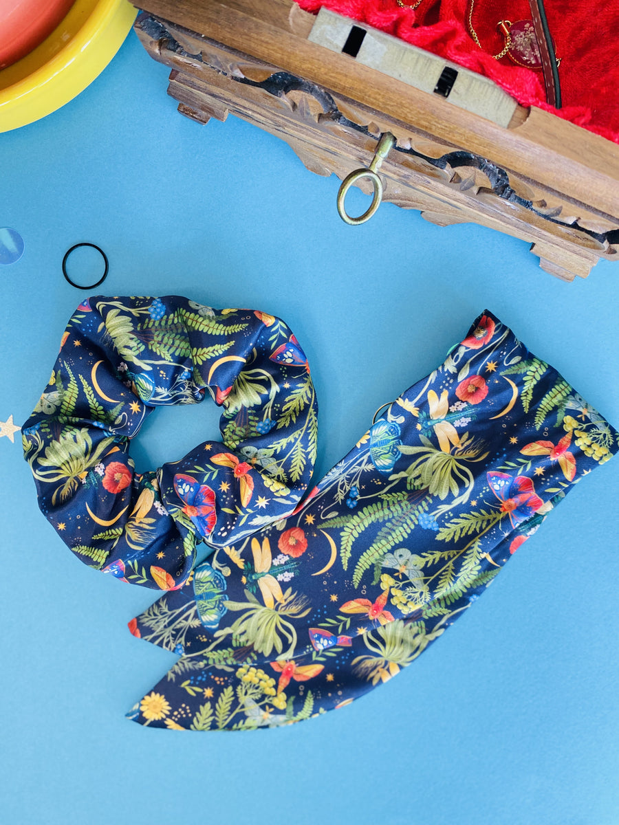 Wild Flowers Scrunchie  / Hair Band