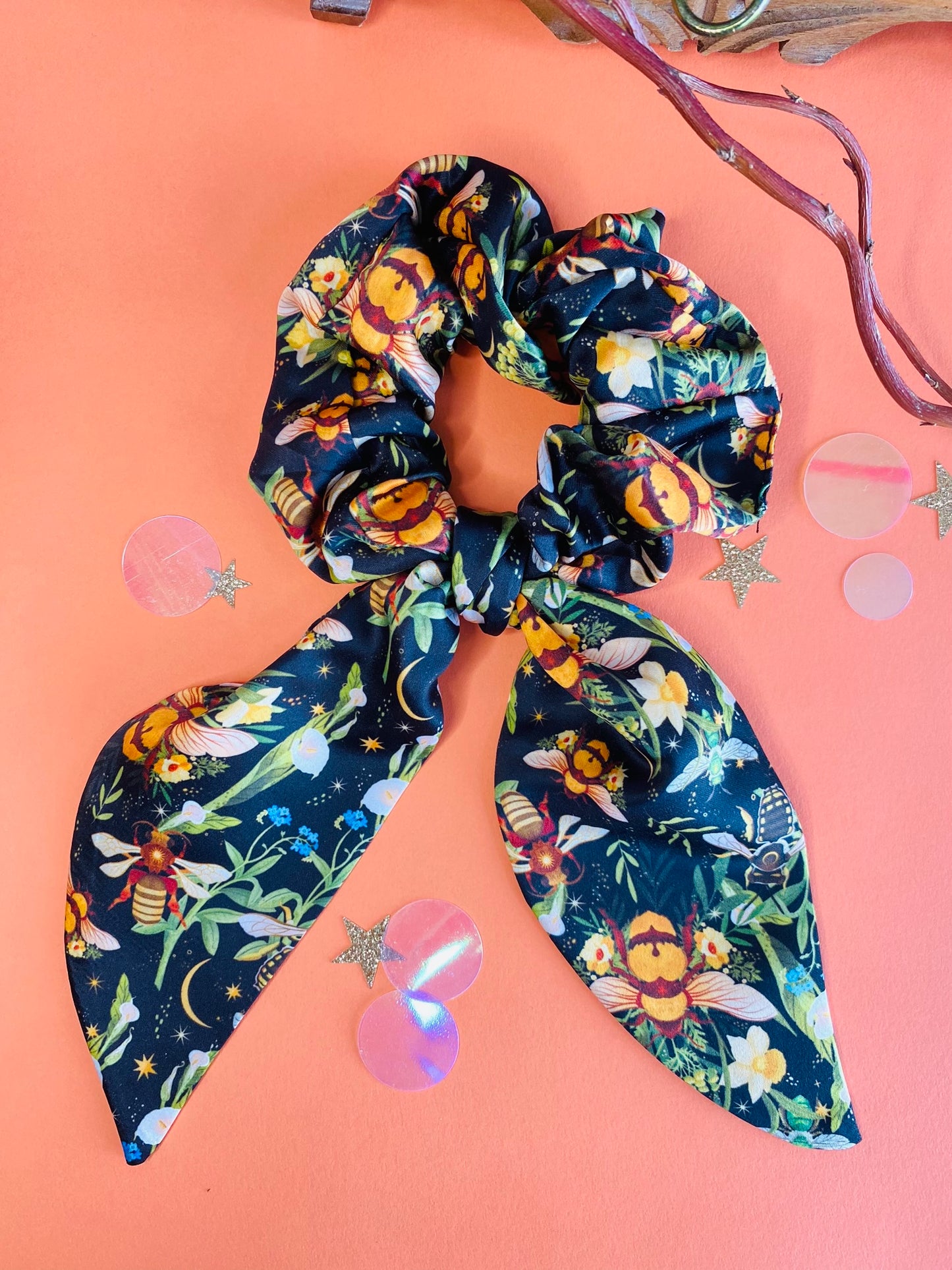Bee Scrunchie / Hair Band