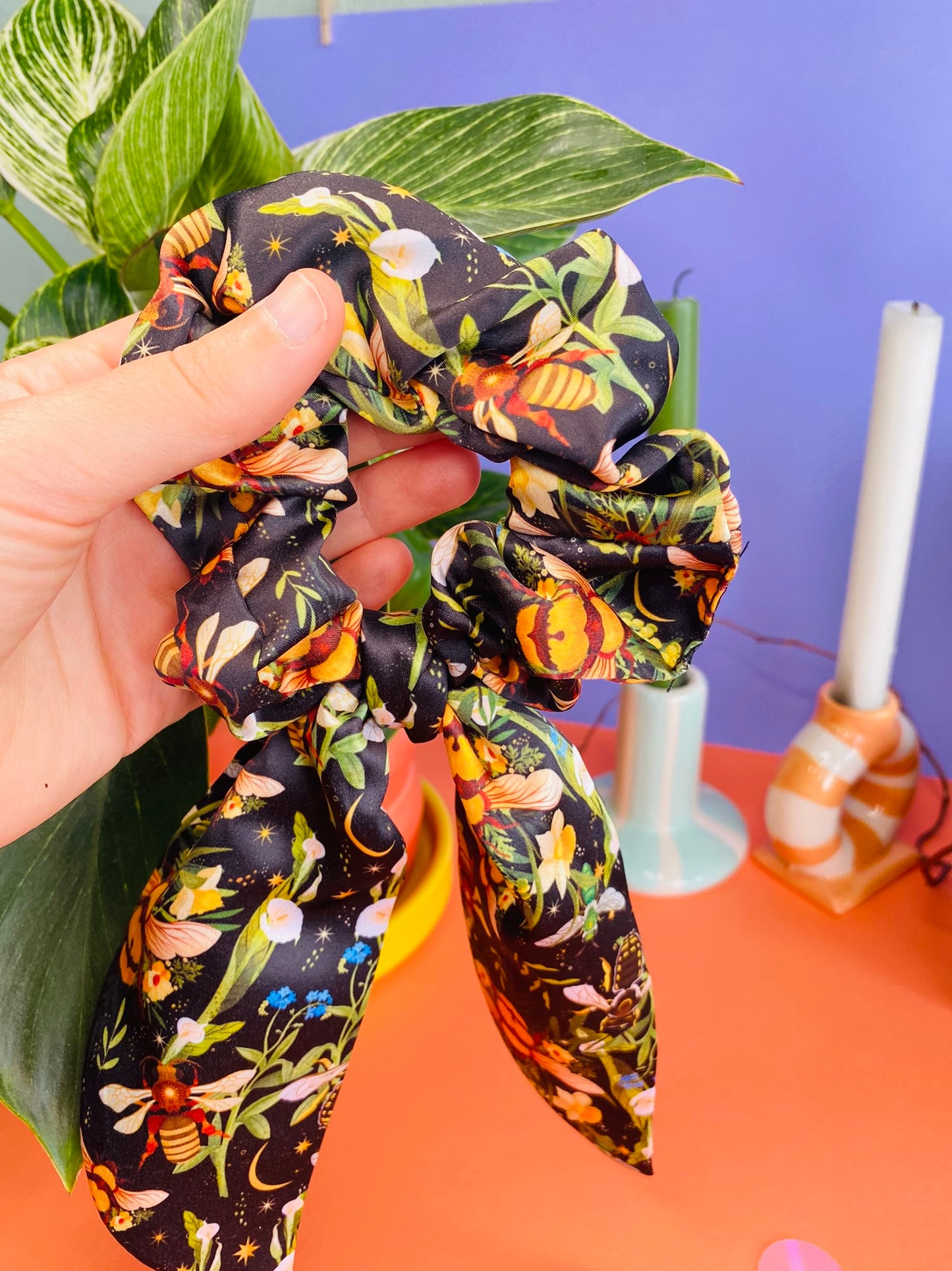 Bee Scrunchie / Hair Band