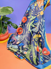 Wild Flowers Motive Scarf