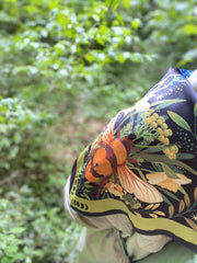 Bee Hive Motive Scarf