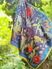 Wild Flowers Motive Scarf