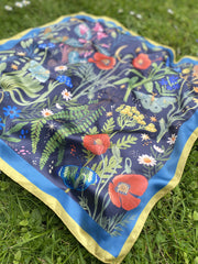 Wild Flowers Motive Scarf