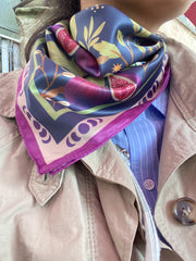 Fig Tree Motive Scarf